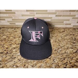Richardson Tigers Hat Baseball Cap Embroidered Logo Flexfit Black & Pink